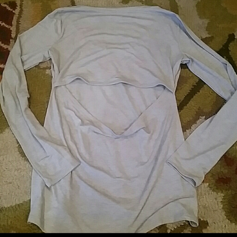 Gap long sleeve, backless shirt, NWOT
